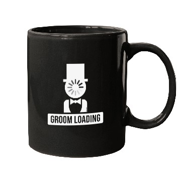 Discover Groom Loading (Stag Night / Bachelor Party / W) Mugs