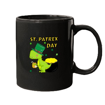 Discover ST. PATREX DAY FUNNY PUN Mugs