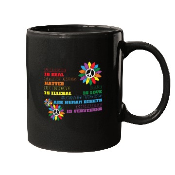 Discover Distressed Science Is Real Black Mugs