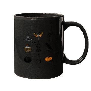 Discover halloween gothic 9 image Mugs collage