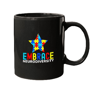 Discover Embrace Neurodiversity Mugs