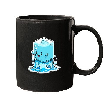 Discover Cute happy kawaii melting ice Mugs