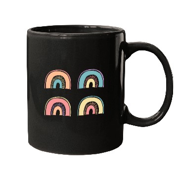 Discover Multi Rainbow Mugs