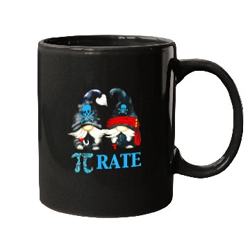 Discover Funny Pirate Gnome Octopus Pi Day Symbol For Math Mugs