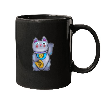 Discover Cute Helpful Maneki Neko Lucky Cat Mugs
