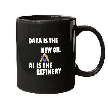 Discover AI, Data New Oil, Artificial Intelligence T-shit Mugs
