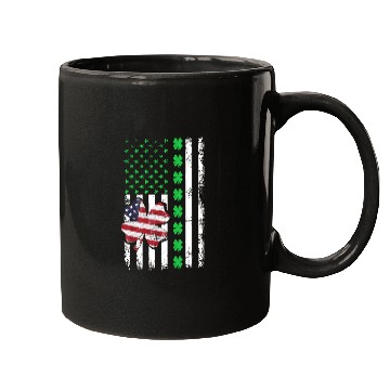 Discover American Flag Shamrock St Patricks Day Mugs