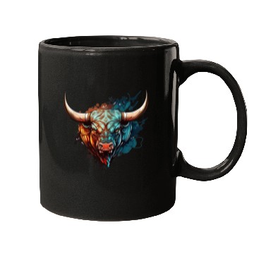 Discover bull angry 1 Mugs