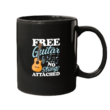 Discover Guitar No Strings Attached Mugs