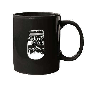Discover Collect Memories Camping Wanderlust Outdoors Mugs