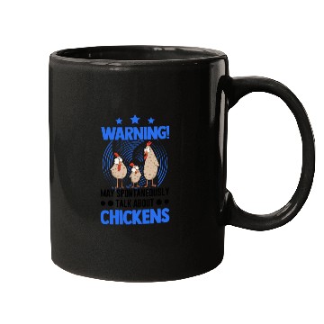 Discover Warning Chickens Farmer Chicken Mugs