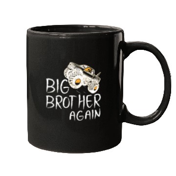 Discover Big Brother Mugs Monster Truck for Boys Youth