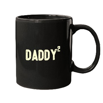Discover Mens Daddy to be of 2 kids 2nd power squared Dad s Mugs