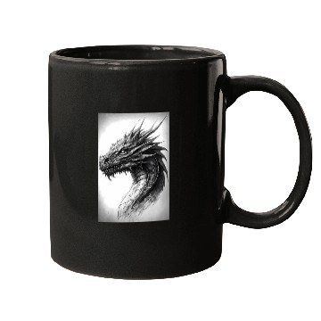 Discover Realistic Dragon Drawing Mugs