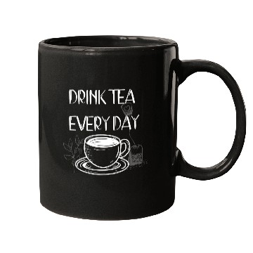 Discover Drink Tea Every Day Mugs