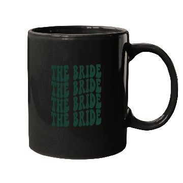 Discover Bachelorette Party The Bride Emerald Green Design Mugs