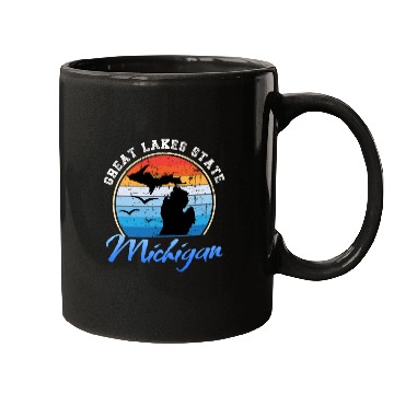 Discover Michigan The Great Lakes State Mugs