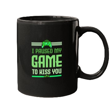 Discover I Paused My Game To Kiss You Irish Retro Gamer Mugs