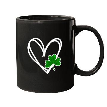 Discover Heart St Patricks Day Shamrock Irish Toddler Baby Mugs