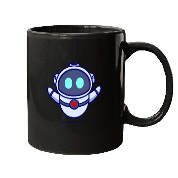 Discover Cute robot cartoon icon illustration gifts Mugs