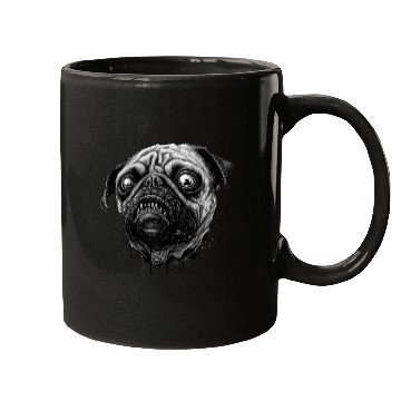 Discover Zombie pug Mugs