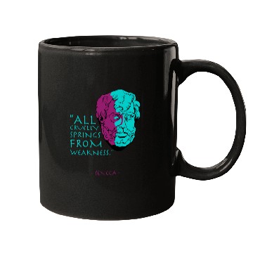 Discover Seneca Stoic Philosophy Quote Mugs