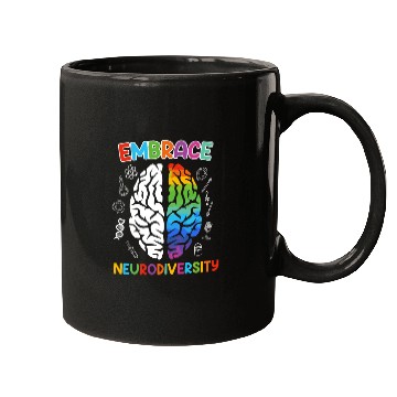 Discover Autism Embrace Neurodiversity Autistics Mugs