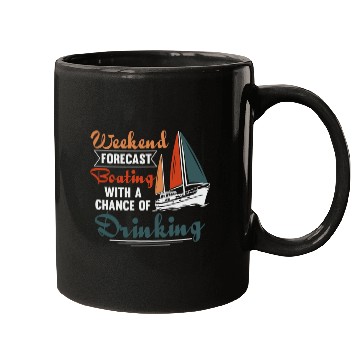 Discover Boating and Drinking Weekend Boat Lover Mugs