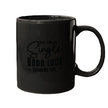 Discover Single Relationship Independent Typography Single Mugs
