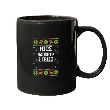 Discover Nice Naughty I Tried Mugs