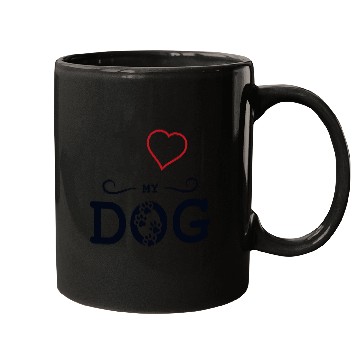 Discover i love my dog Mugs