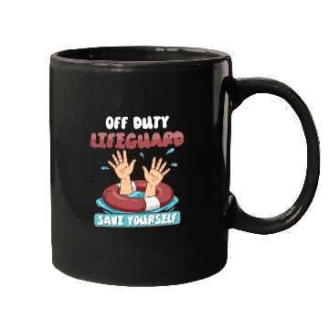 Discover Swimmer Scuba Diving Lifeguard Water Sport Mugs