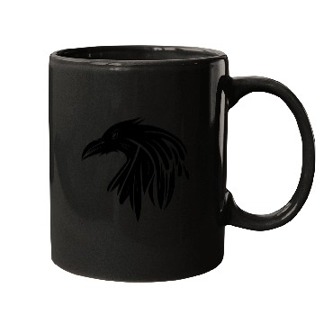 Discover Raven With A Sinister Look As A Tattoo Portrait Mugs
