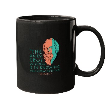 Discover Socrates Stoic Philosophy Quote Mugs