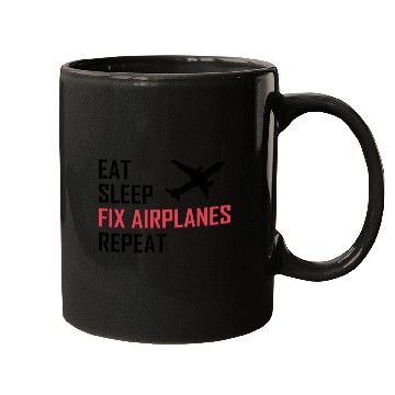Discover Aircraft mechanic Mugs