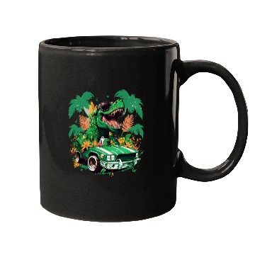 Discover St Patricks Day Dinosaur Monster Truck Trex Mugs