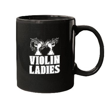 Discover Violin Violinist Ladies Mugs