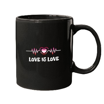 Discover Lesbian Heartbeat Mugs