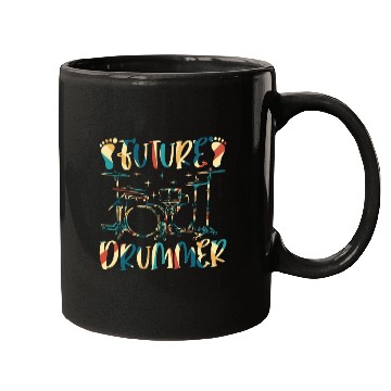 Discover Future Drummer Buddy - Newborn Drummer Baby Mugs