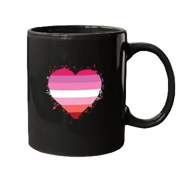 Discover Pride LGBTQ heart Mugs