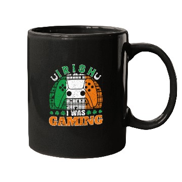Discover Irish I Was Gaming St Patrick's Day Gamer Mugs