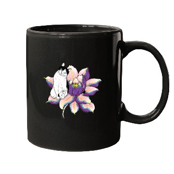 Discover Lotus Cat Mugs