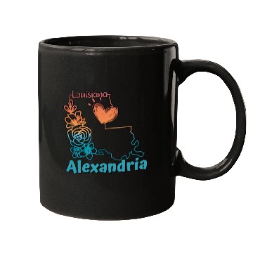 Discover I love my home town Alexandria Louisiana Mugs
