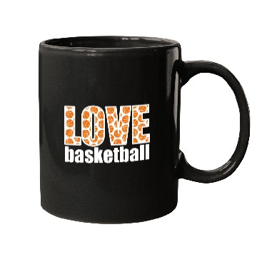 Discover Love Basketball White Mugs