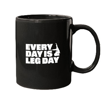 Discover Every Day is Leg Day BJJ Apparel Mugs