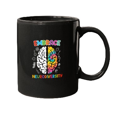 Discover Autism Embrace Neurodiversity Autistics Mugs