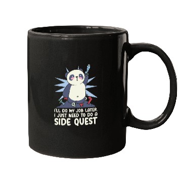 Discover Procrastinating Panda Lover Side Quest Panda Mugs