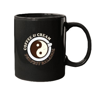 Discover Yin Yang Yoga Coffee and Cream Mugs