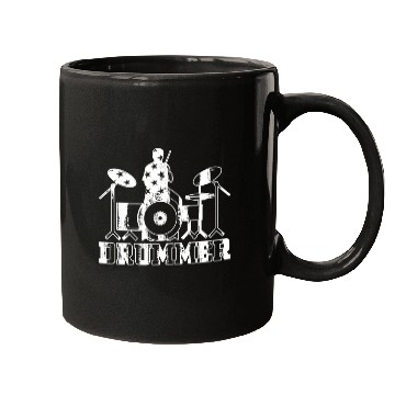Discover Drummer US Flag Drum Player Drummer Musician Mugs