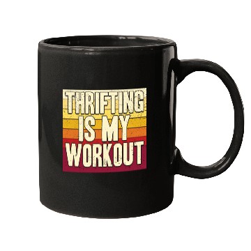 Discover Thrift Store Yard Sale Gift Thrifting Mugs